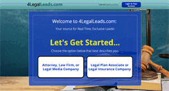 Desktop Screenshot of 4legalleads.com